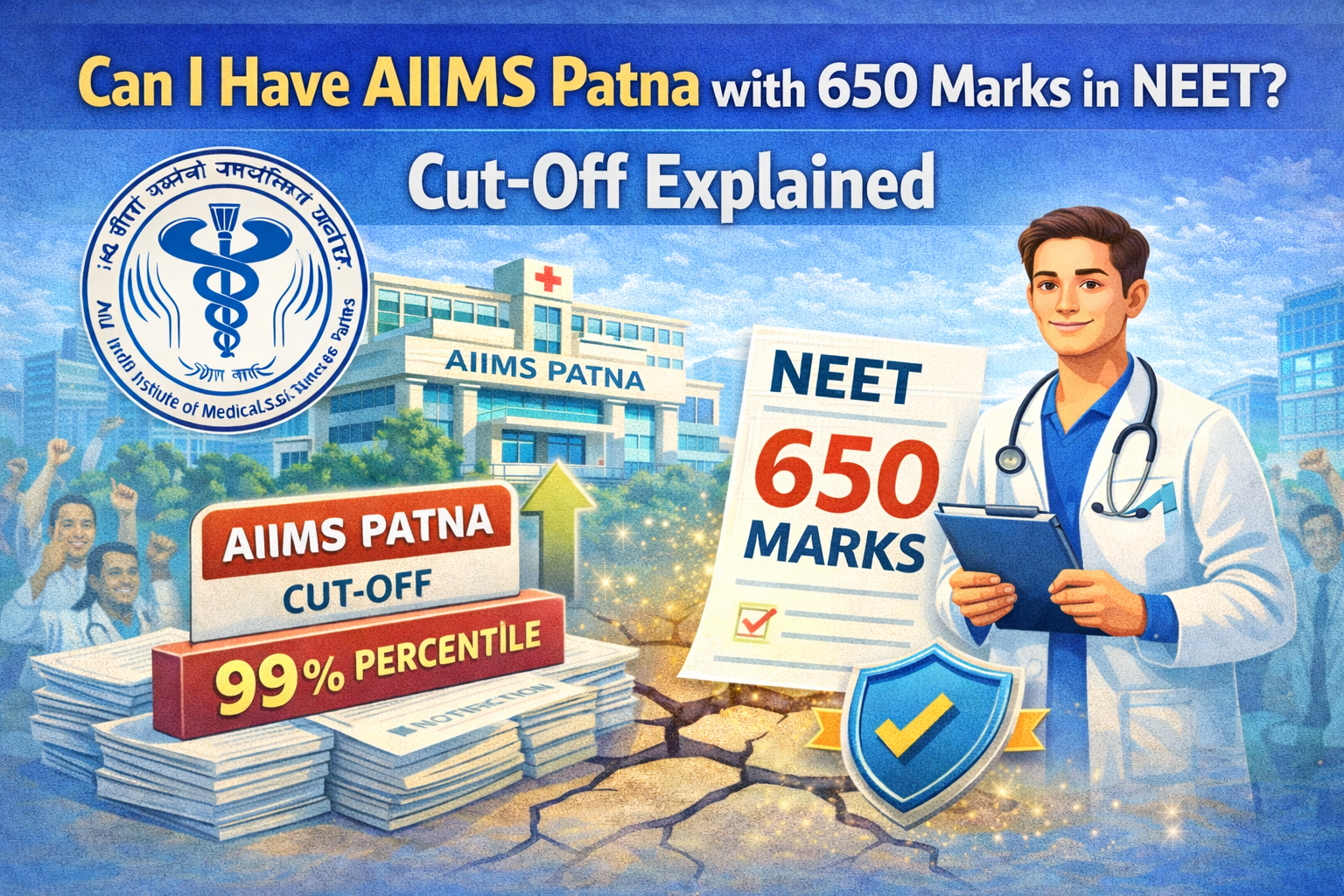 Can I Have AIIMS Patna with 650 Marks in?NEET? Cut-Off Explained